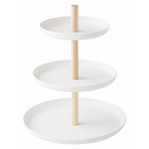 Set Platos 3 Niveles Tosca Blanco