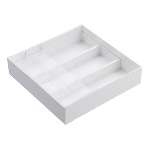 Organizador Cubiertos Extensible Blanco