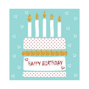Servilleta Feliz Cumpleaños 20 unidades
