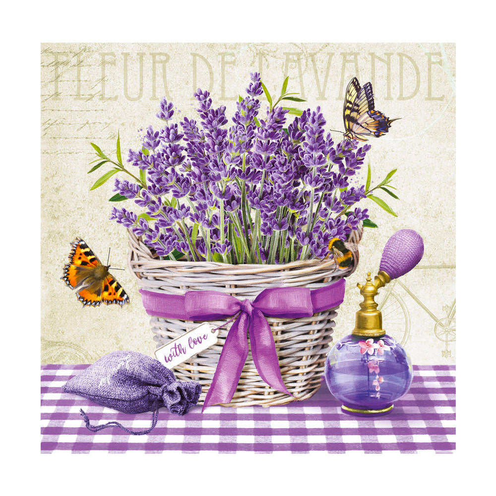 Servilleta Flor de Lavanda 20 unidades