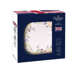 Juego Loza Wildflower Bloom Churchill 12 Pzas