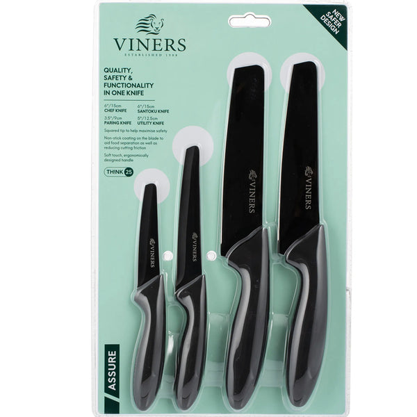 Set 4 Cuchillos Assure