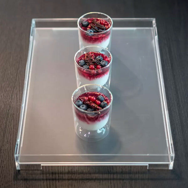Bandeja Icons Transparente 32cms