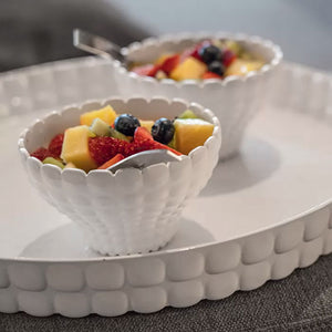 Bandeja Tiffany Blanco 36cms