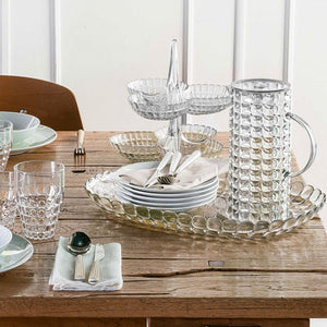 Bandeja Tiffany Transparente 45cms