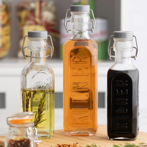 Botella Kilner Tapa Gris Cierre Clip 0.6Lt