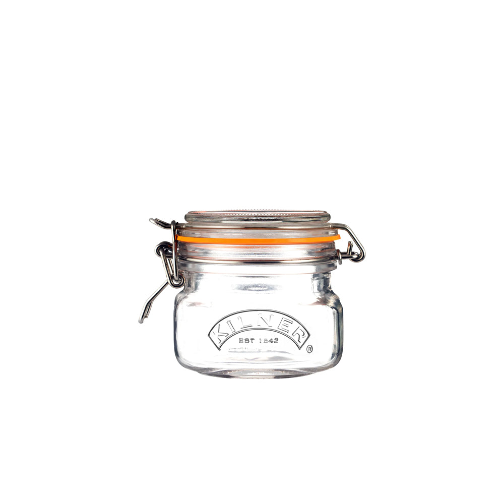 Frasco Kilner Cuadrado Cierre Clip 0.25Lt