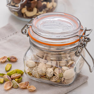 Frasco Kilner Cuadrado Cierre Clip 0.25Lt