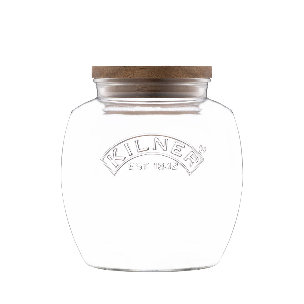 Frasco Kilner Universal Push Top Madera 2Lt