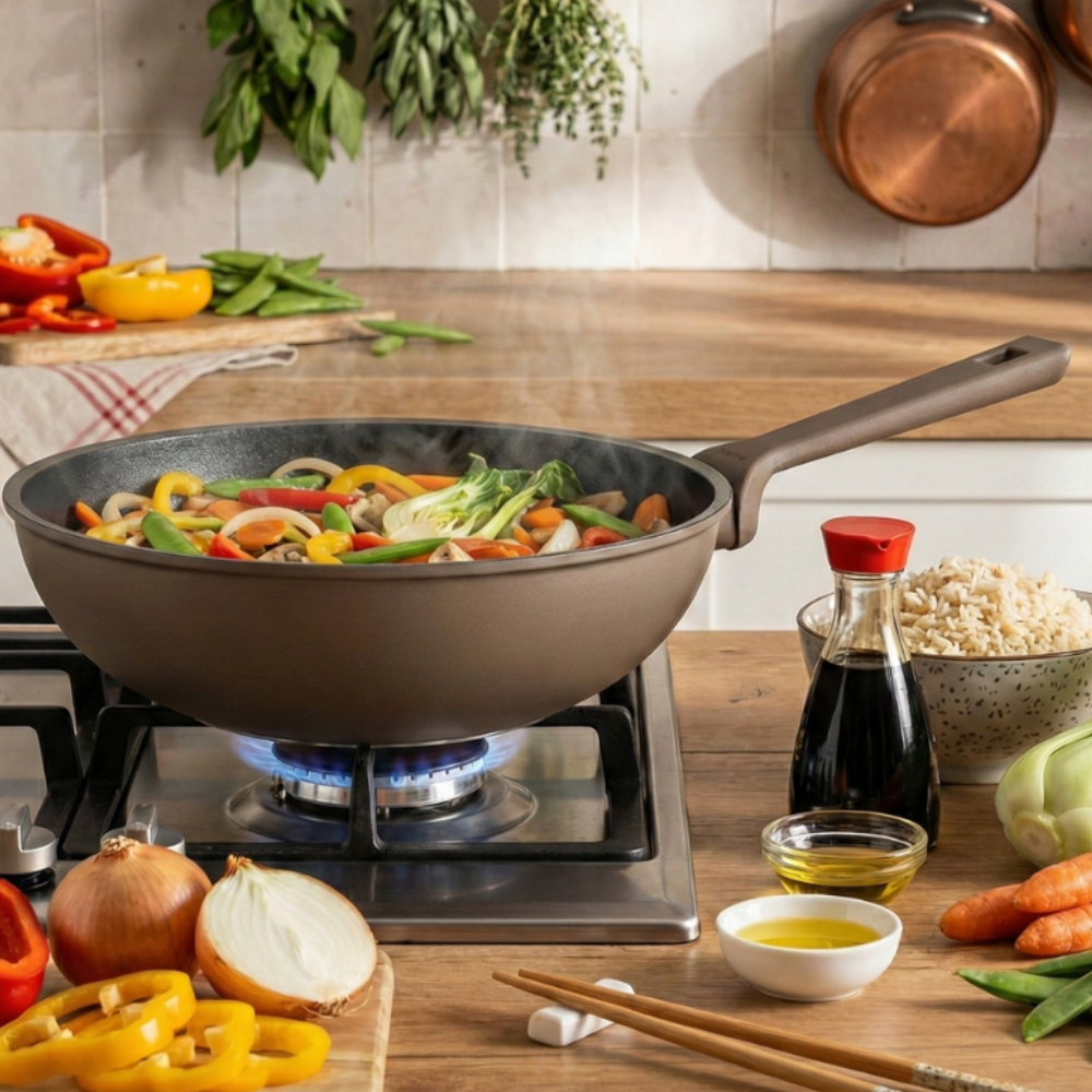 Wok Cook&Strong 28cms