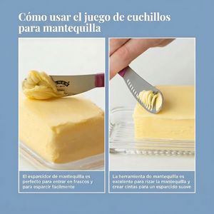 Set 2 Cuchillos Kilner Mantequilla