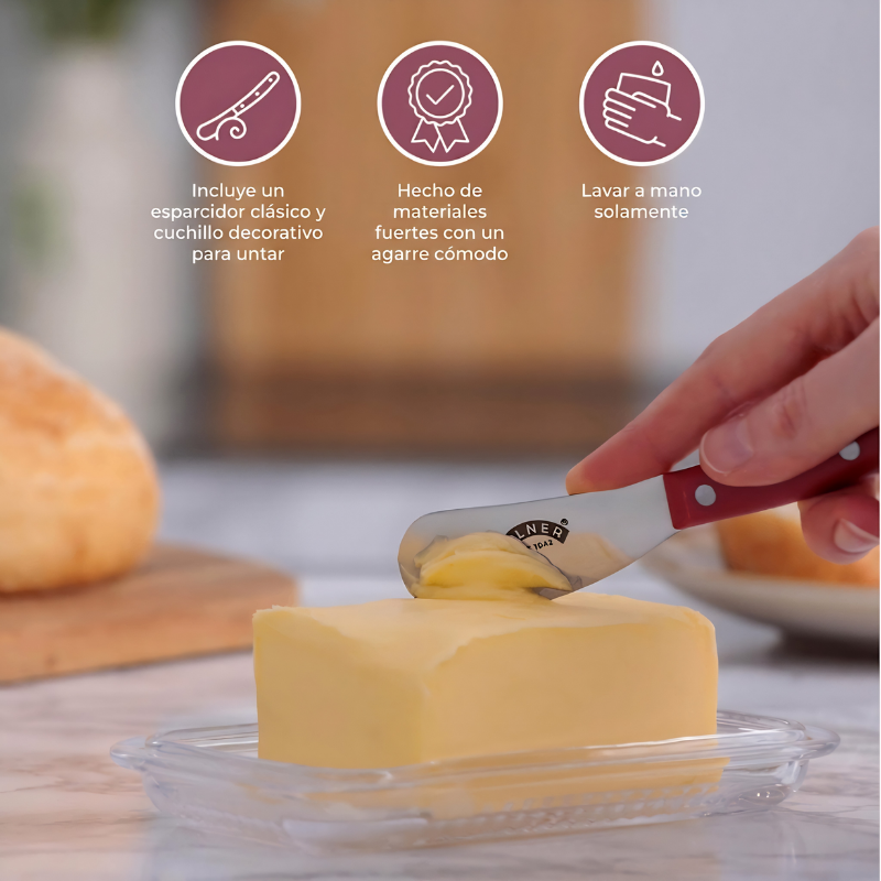 Set 2 Cuchillos Kilner Mantequilla