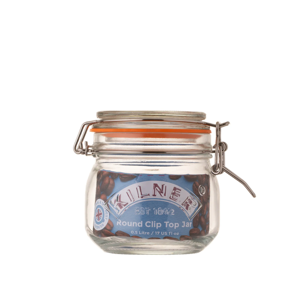 Frasco Kilner Redondo Cierre Clip 0.5Lt