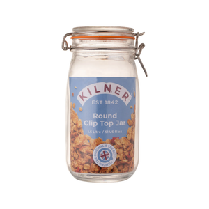 Frasco Kilner Redondo Cierre Clip 1.5Lt