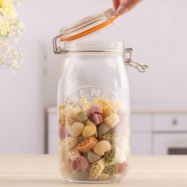 Frasco Kilner Redondo Cierre Clip 1.5Lt