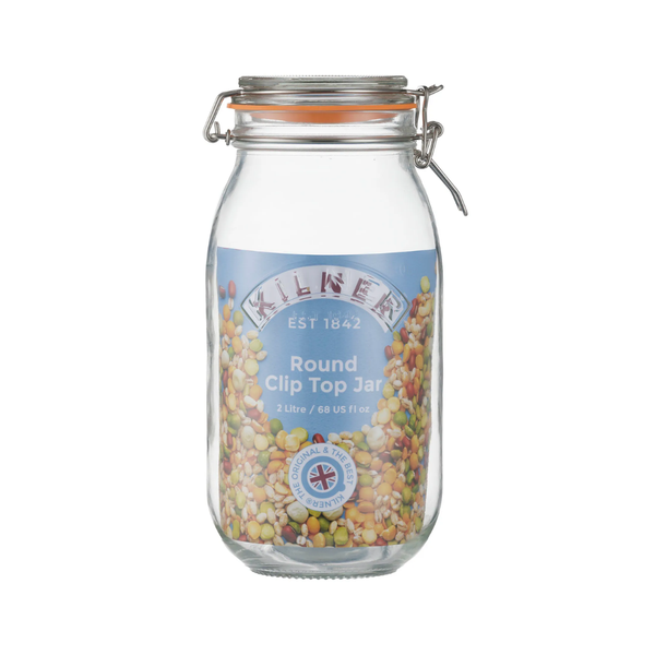 Frasco Kilner Redondo Cierre Clip 2Lt
