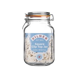 Frasco Kilner Cuadrado Cierre Clip 2Lt
