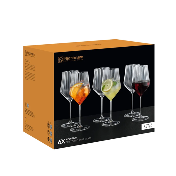 Set 6 Copas Vino Tinto Aperitive