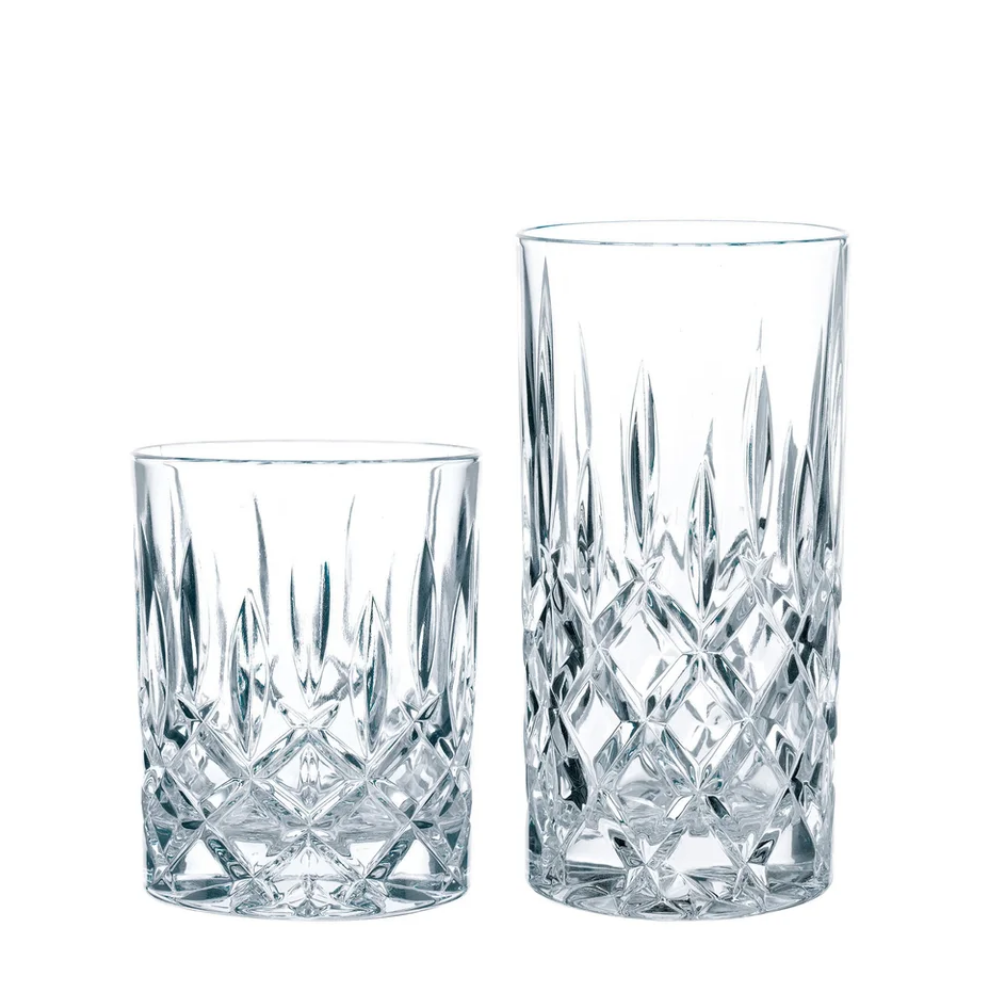 Set 4 Vasos Largos y 4 Vasos Cortos Noblesse