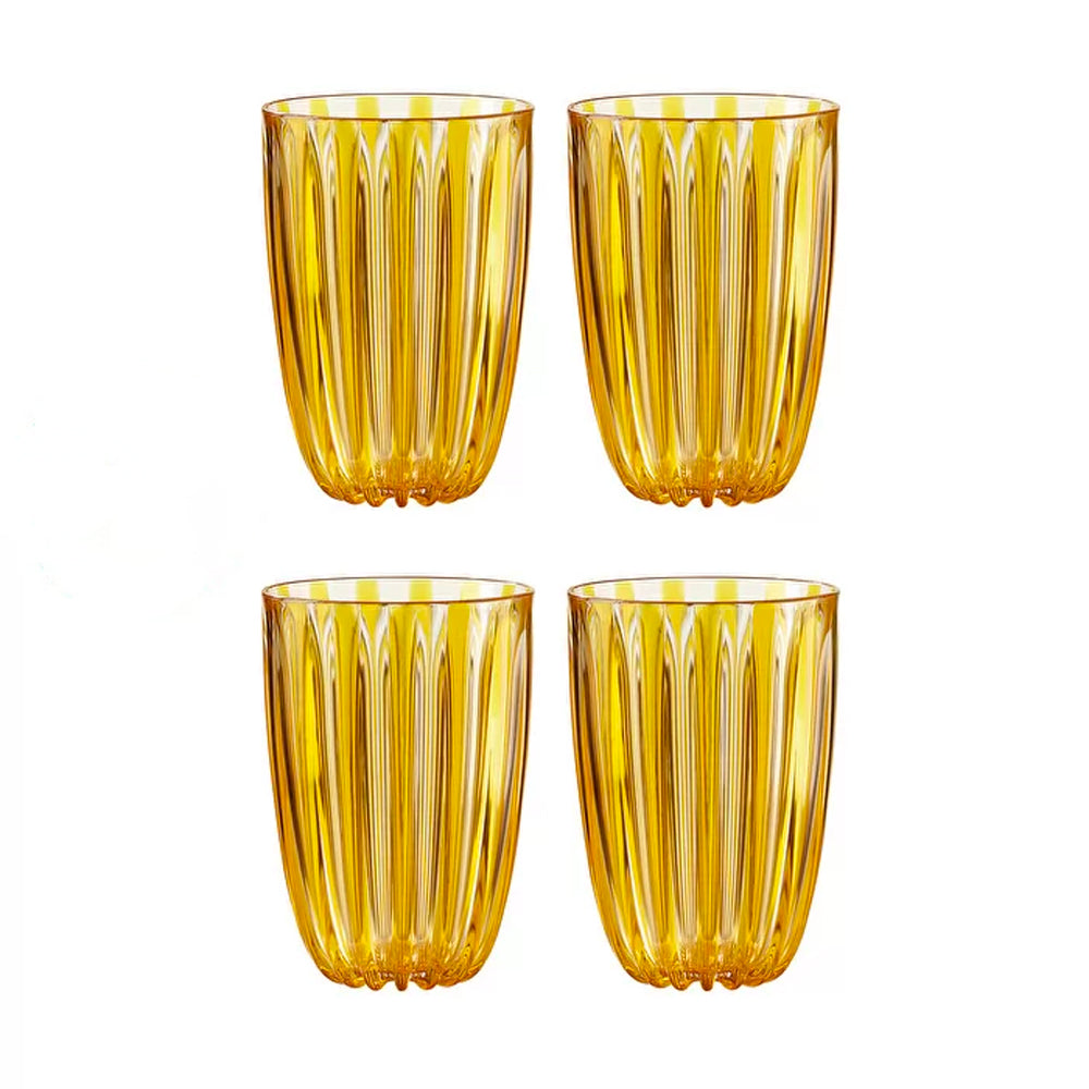 Set 4 Vasos Dolcevita Ambar