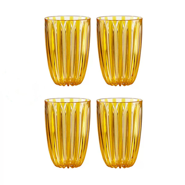 Set 4 Vasos Dolcevita Ambar