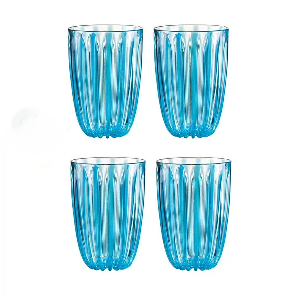 Set 4 Vasos Dolcevita Turquesa