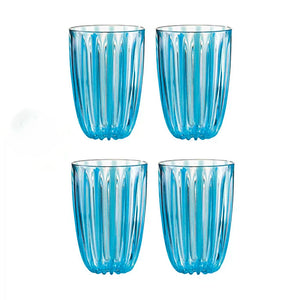 Set 4 Vasos Dolcevita Turquesa