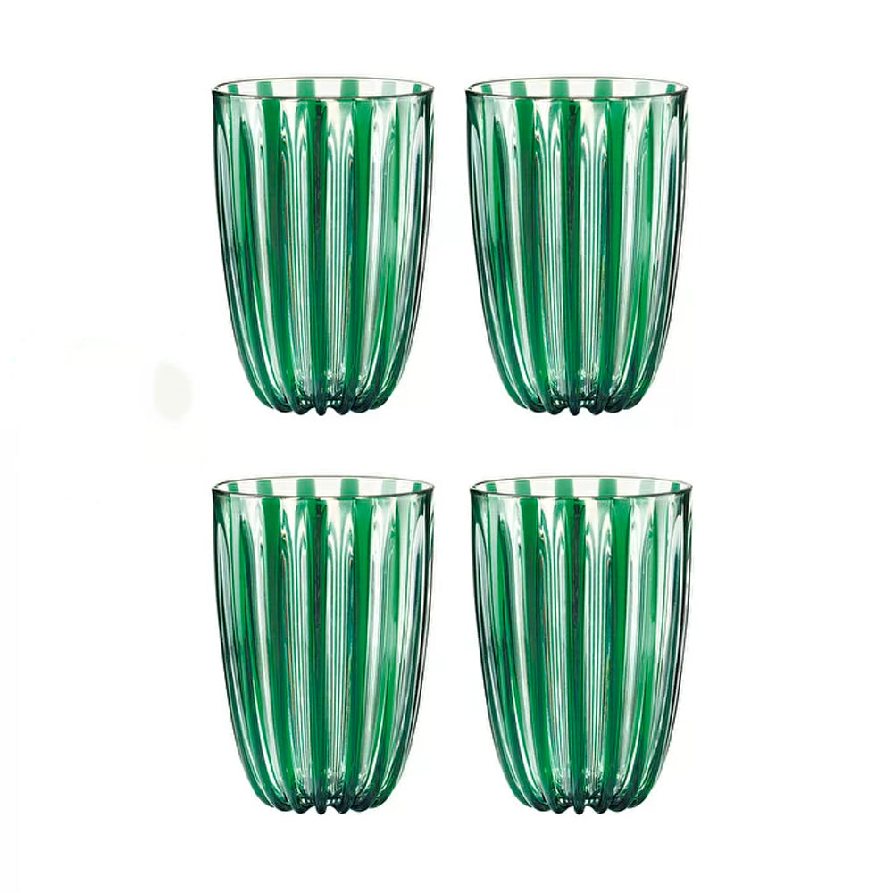 Set 4 Vasos Dolcevita Esmeralda