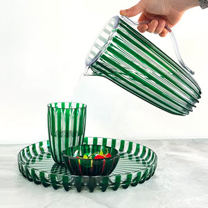 Set 4 Vasos Dolcevita Esmeralda