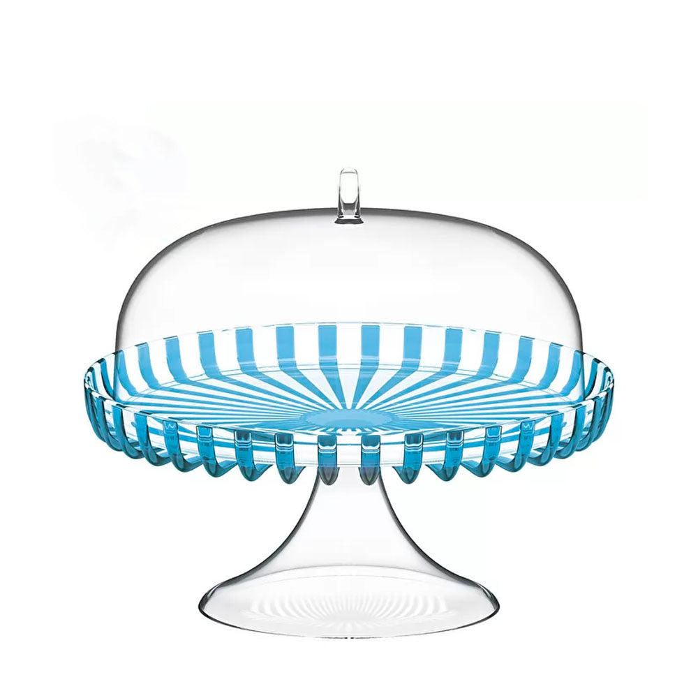 Tortero con Pie Dolcevita Turquesa 31cms