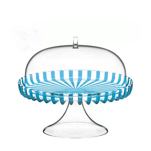 Tortero con Pie Dolcevita Turquesa 31cms