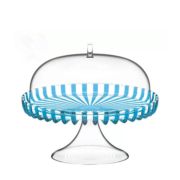 Tortero con Pie Dolcevita Turquesa 31cms