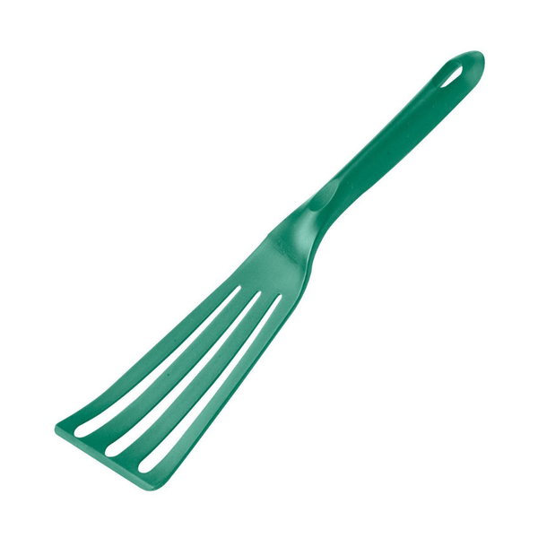 Espátula Ranurada Slim Verde 30cms