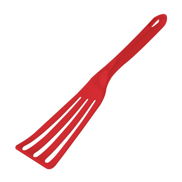 Espátula Ranurada Slim Rojo 30cms