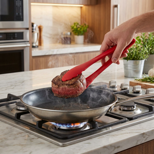 Pinzas de Cocina Rojo 25cms