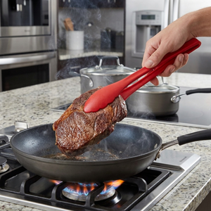 Pinzas de Cocina Rojo 25cms