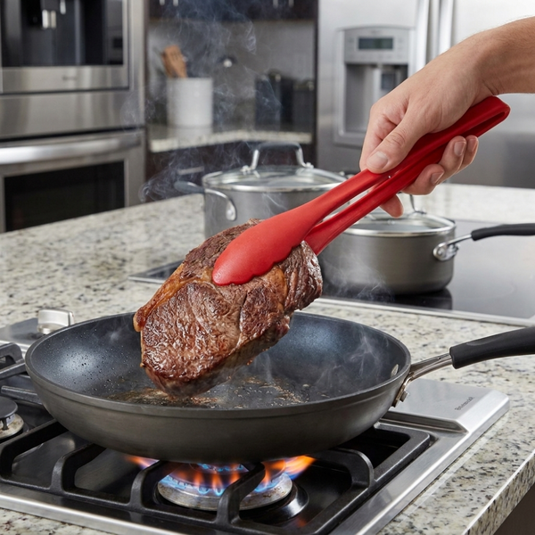 Pinzas de Cocina Rojo 25cms