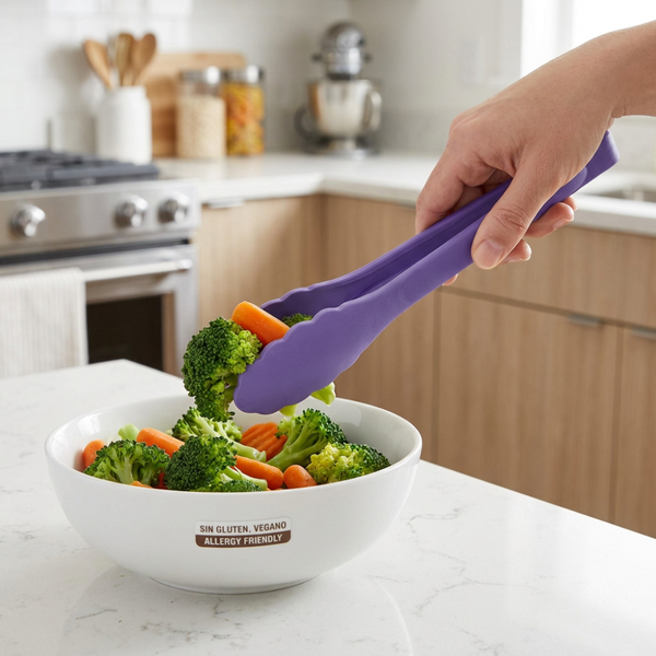 Pinzas de Cocina Morado 25cms