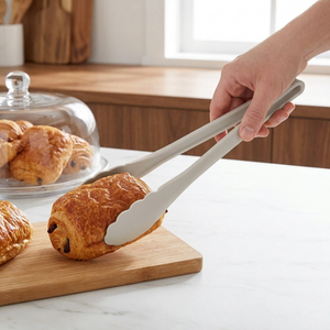 Pinzas de Cocina Blanco 25cms