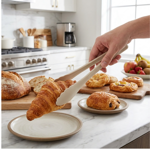 Pinzas de Cocina Blanco 25cms
