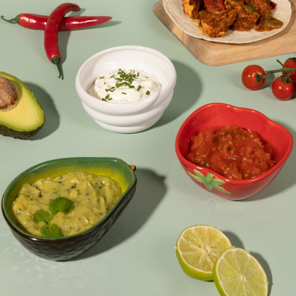 Set 3 Bowls World Foods Fajita