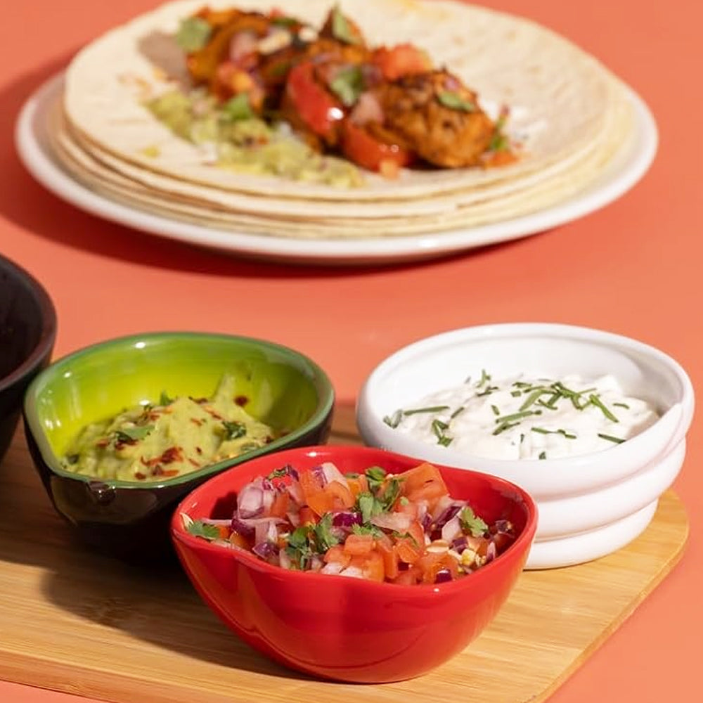 Set 3 Bowls World Foods Fajita