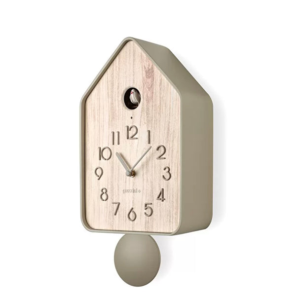 Reloj CuCkoo 'Madera' con Péndulo Taupe