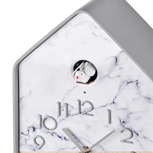 Reloj CuCkoo 'Mármol' con Péndulo Gris Claro