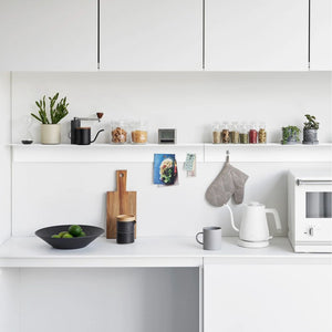 Repisa con Panel Magnético Blanco 90cms