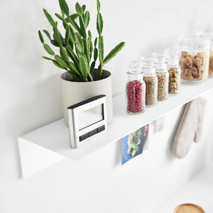 Repisa con Panel Magnético Blanco 90cms