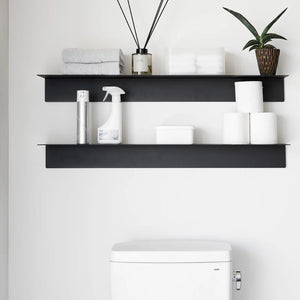 Repisa con Panel Magnético Negro 90cms