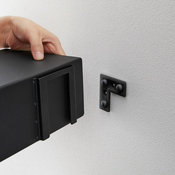 Repisa con Panel Magnético Negro 90cms