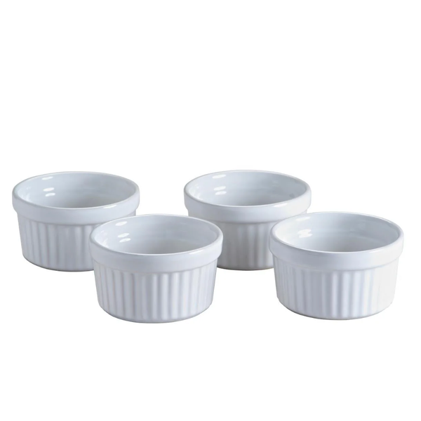 Set 4 Ramekin Classic Collection Blanco 9cms