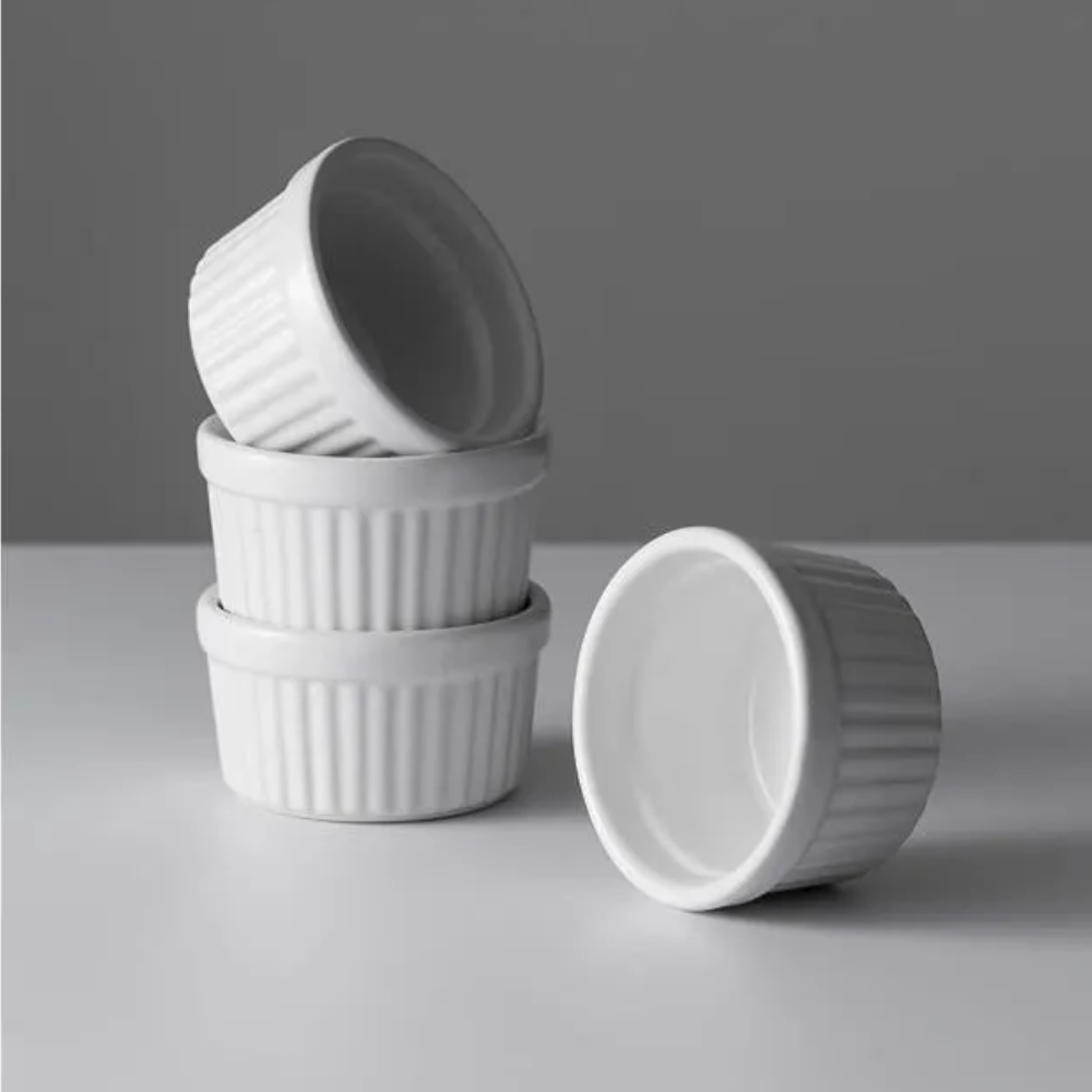 Set 4 Ramekin Classic Collection Blanco 9cms